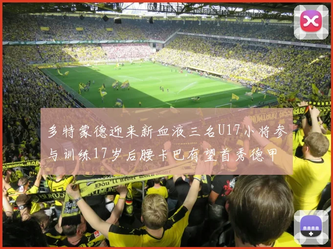 多特蒙德迎来新血液三名U17小将参与训练17岁后腰卡巴有望首秀德甲